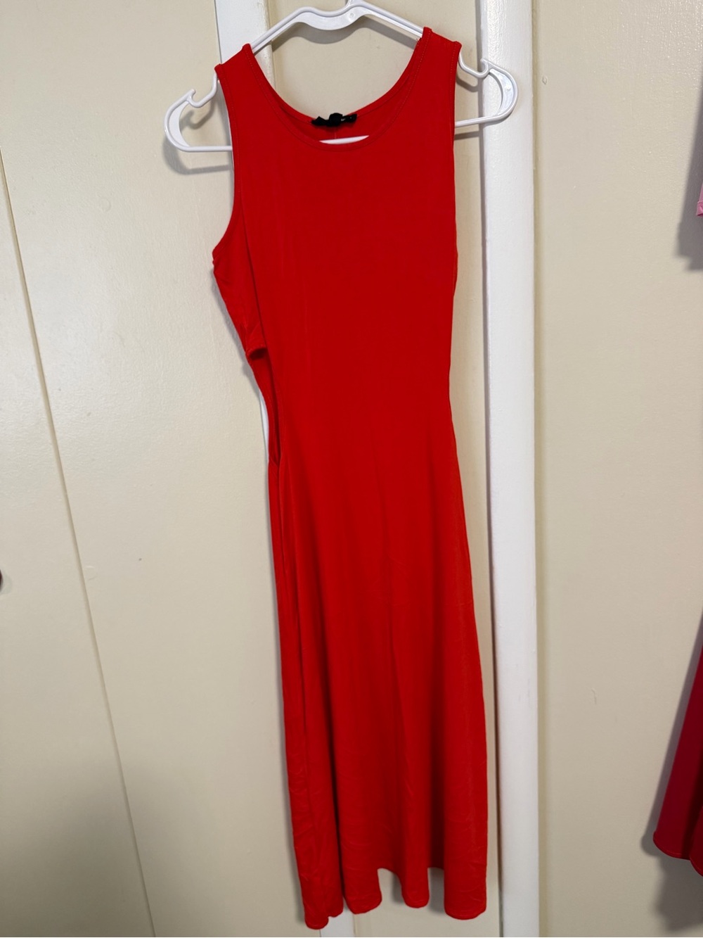 Orange Sleeveless Maxi Dress - Classic Casual